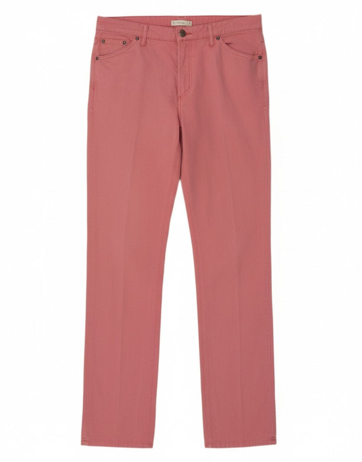 MARLBORO CLASSICS Calça jeans reta feminina W31 L33 algodão rosa
