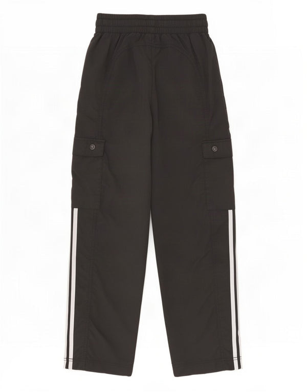 Adidas meninos carga calças de treino joggers 11-12 anos cinza poliamida