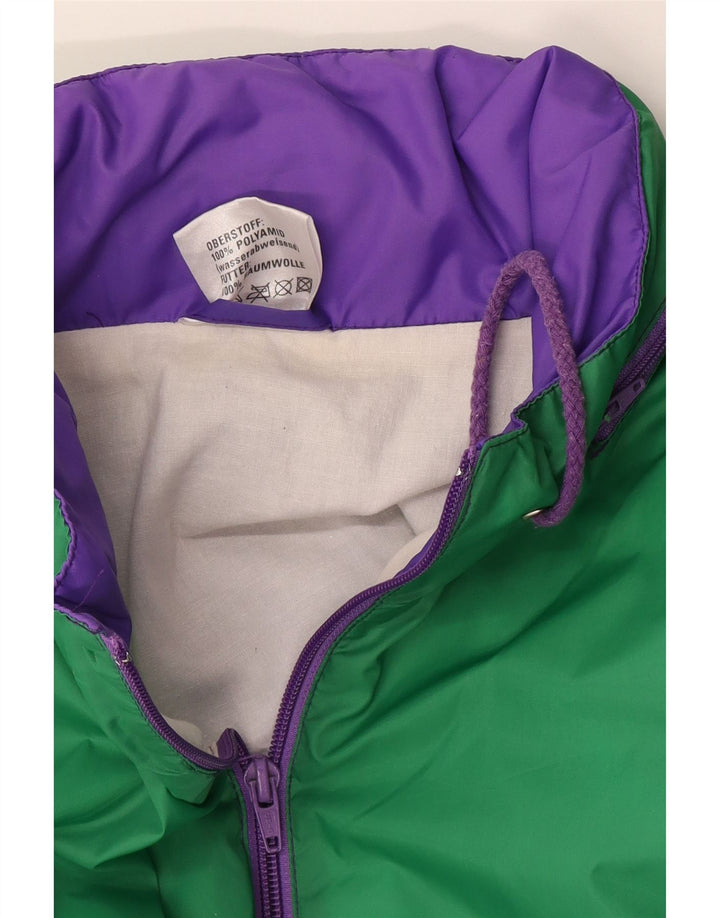 Jaqueta de chuva masculina Marcel Clair UK 40 grande poliamida colorblock verde