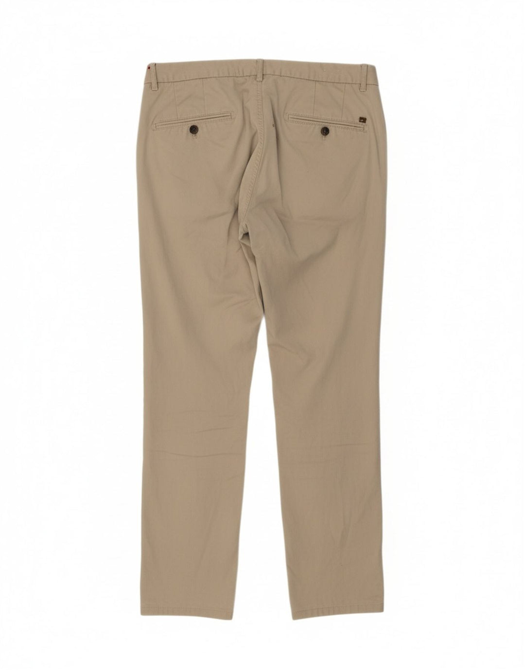 SCOTCH & SODA Mens Slim Chino Trousers W33 L29 Beige Cotton Vintage Scotch & Soda and Second-Hand Scotch & Soda from Messina Hembry 