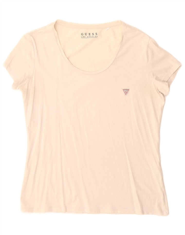 Camiseta feminina Guess UK 18 XL branca