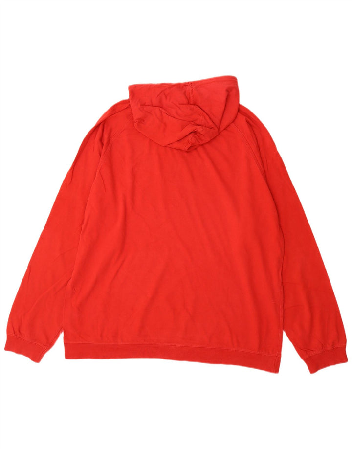 NIKE Masculino Air Graphic Hoodie Jumper UK 45/47 XL Algodão Vermelho