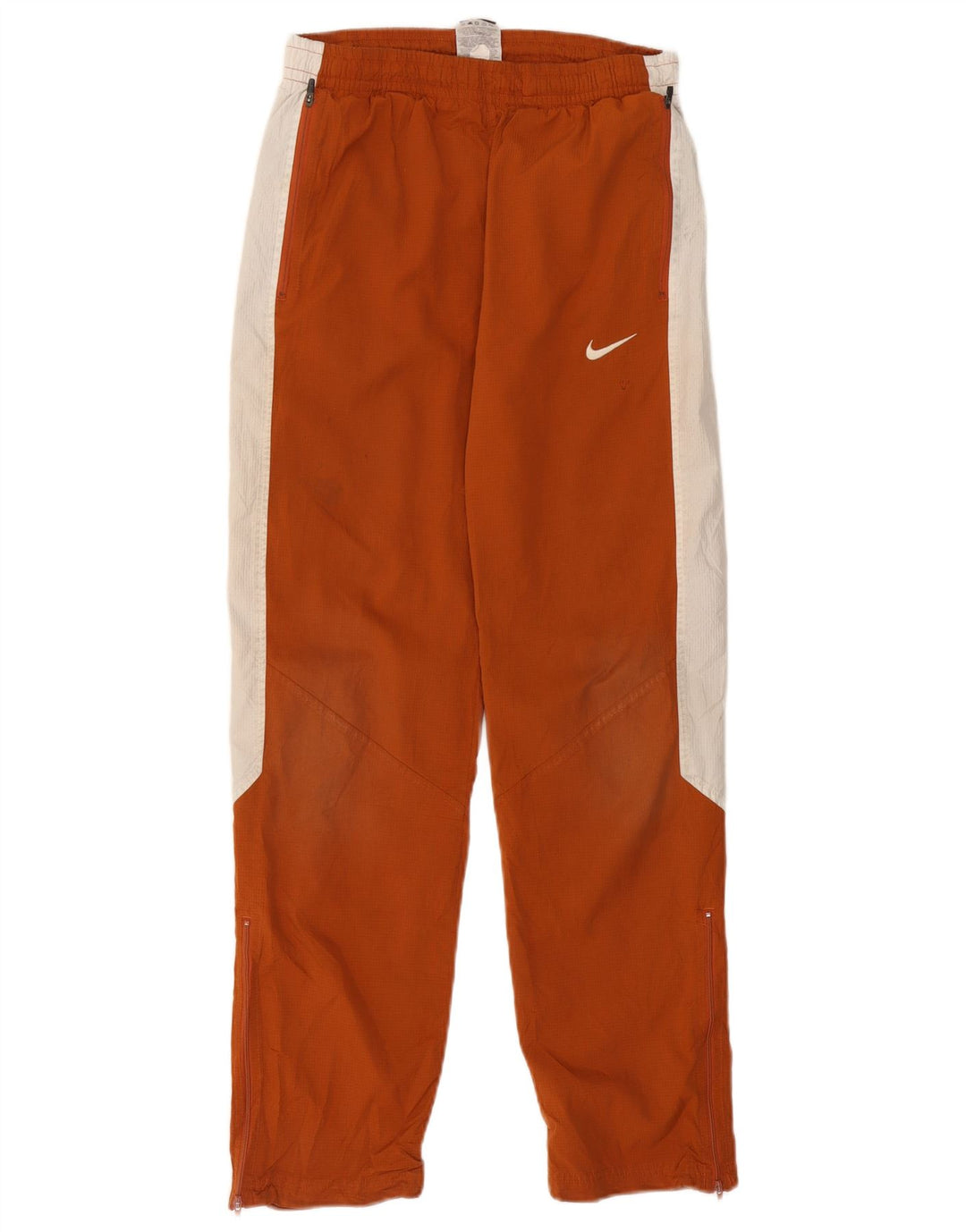 Calça de treino masculina Nike pequena marrom colorblock poliéster