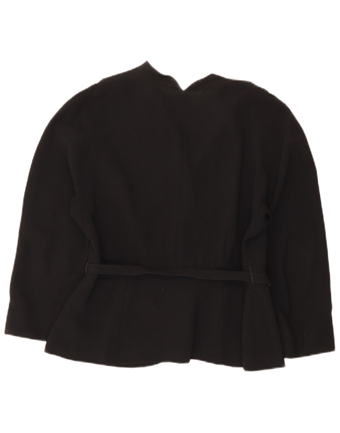 Jaqueta blazer feminina vintage com 4 botões e manga 3/4 IT 44 médio preto