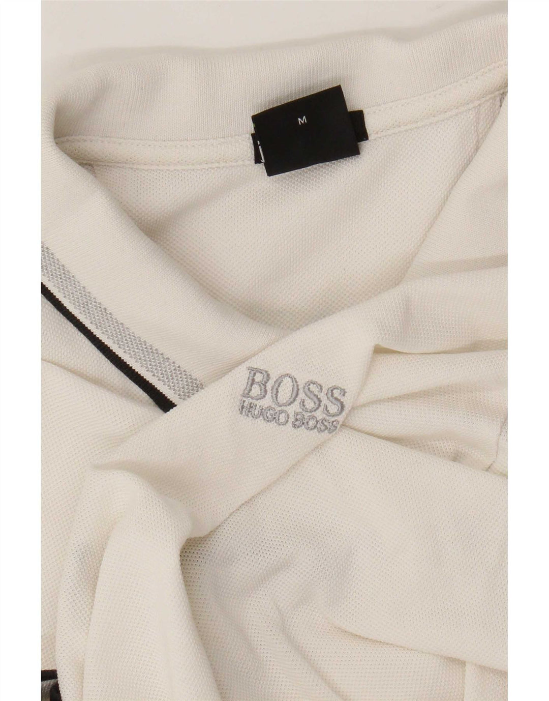 Camisa polo masculina Hugo Boss branca média