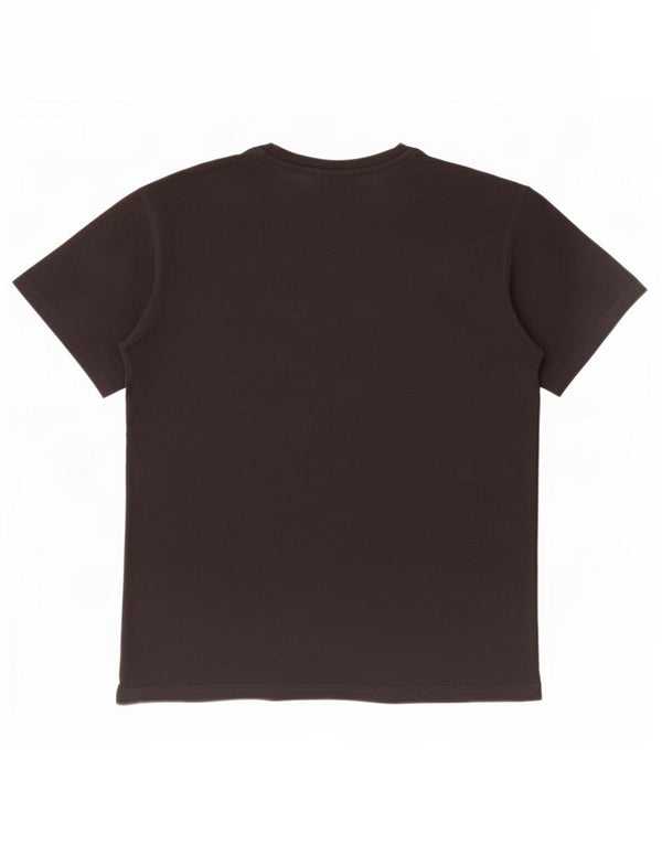 Camiseta masculina Sergio Tacchini top pequeno algodão preto