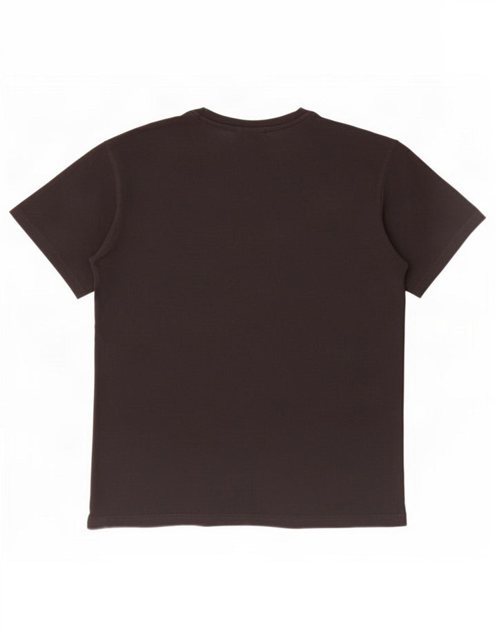 Camiseta masculina Sergio Tacchini top pequeno algodão preto