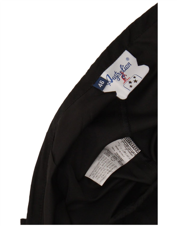 Calça de treino feminina AUSTRALIAN L'ALPINA IT 46 grande poliéster preto