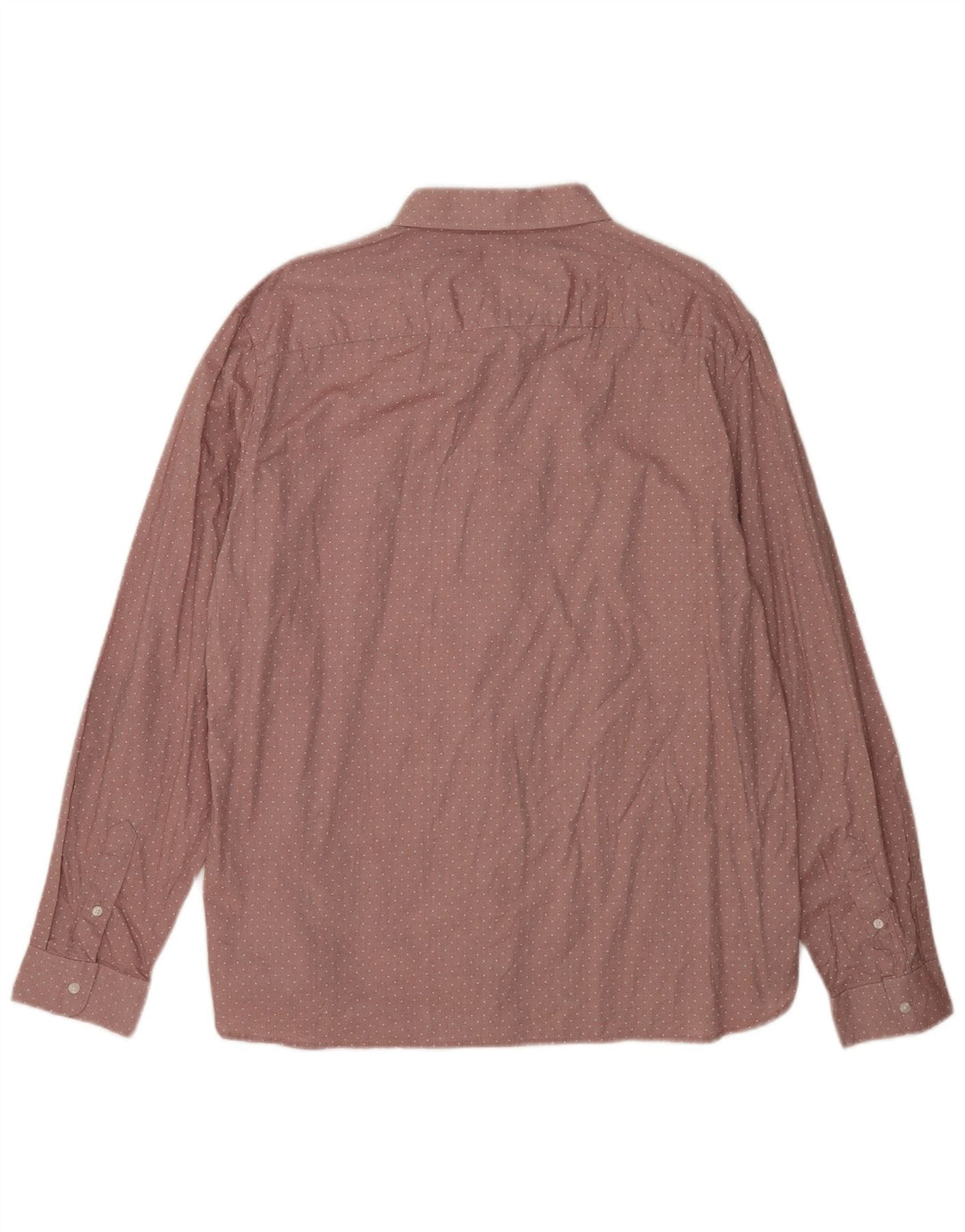 Camisa masculina French Connection 2XL algodão manchado rosa