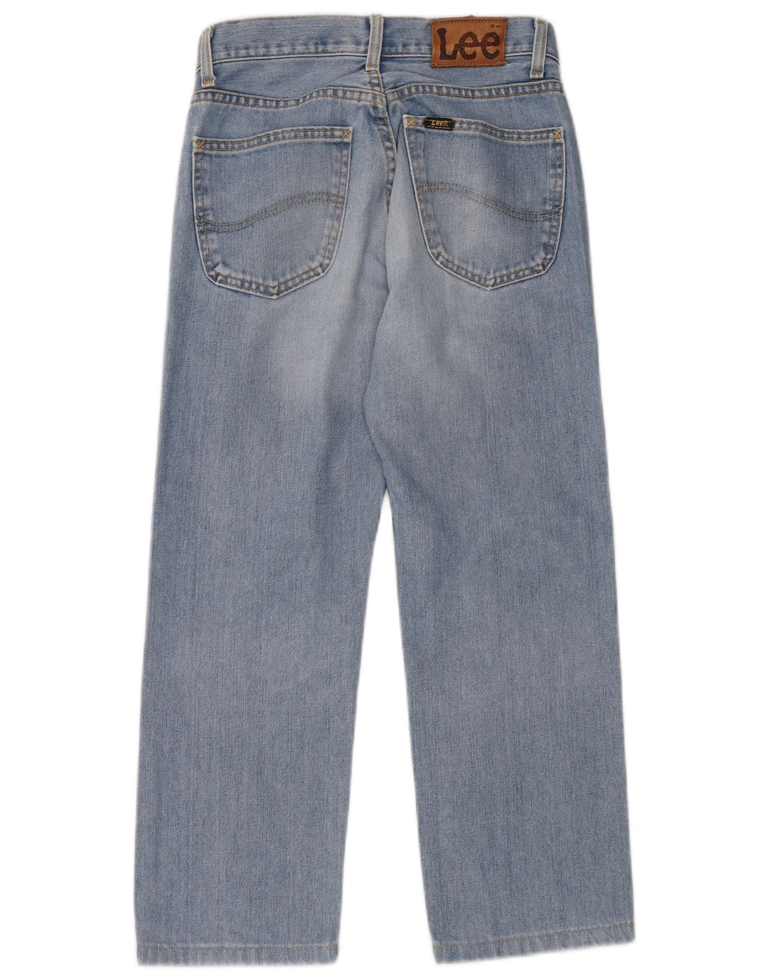 Lee Mens Seattle Straight Jeans W29 L24 Azul Algodão