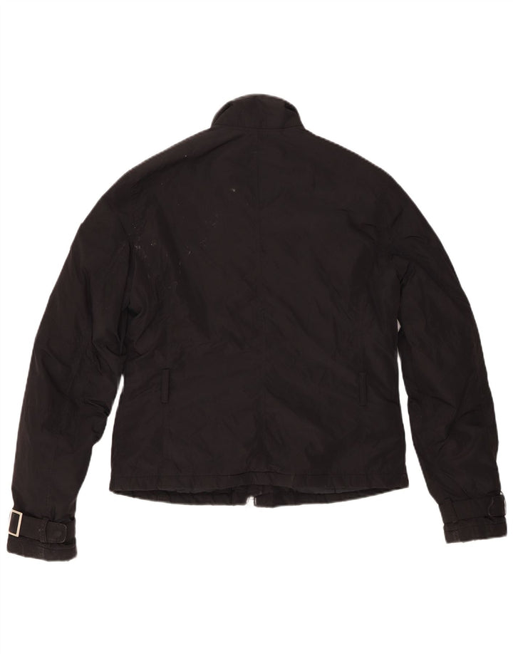 Jaqueta corta-vento feminina Refrigue UK 12 poliéster preto médio