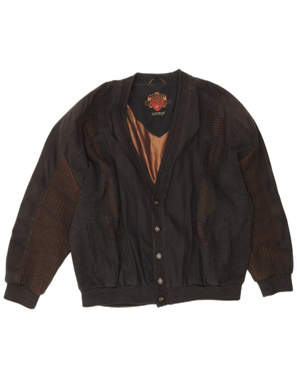 Jaqueta bomber masculina Jupiter UK 44 2XL poliéster preto