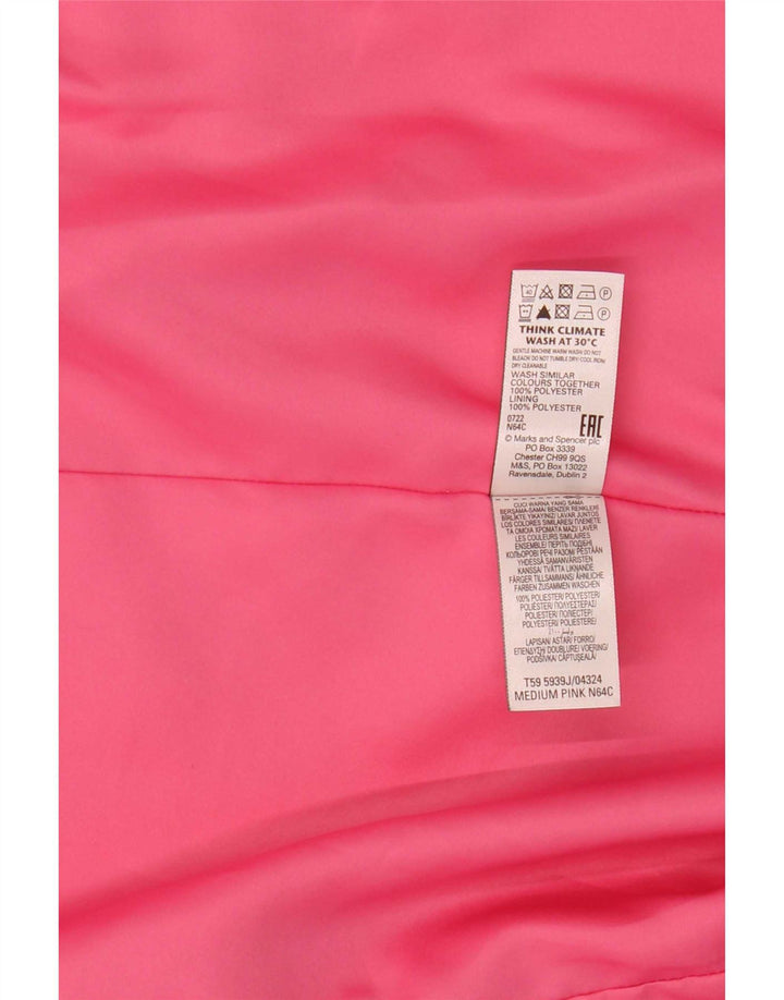 Jaqueta Blazer Feminina Marks & Spencer Manga 3/4 Aberta Reino Unido 12 Médio Rosa