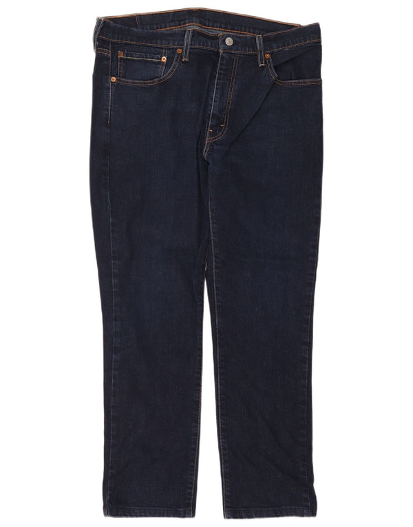 Levi's Masculino 511 Slim Jeans W36 L32 Azul Marinho Algodão