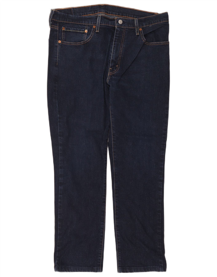 Levi's Masculino 511 Slim Jeans W36 L32 Azul Marinho Algodão