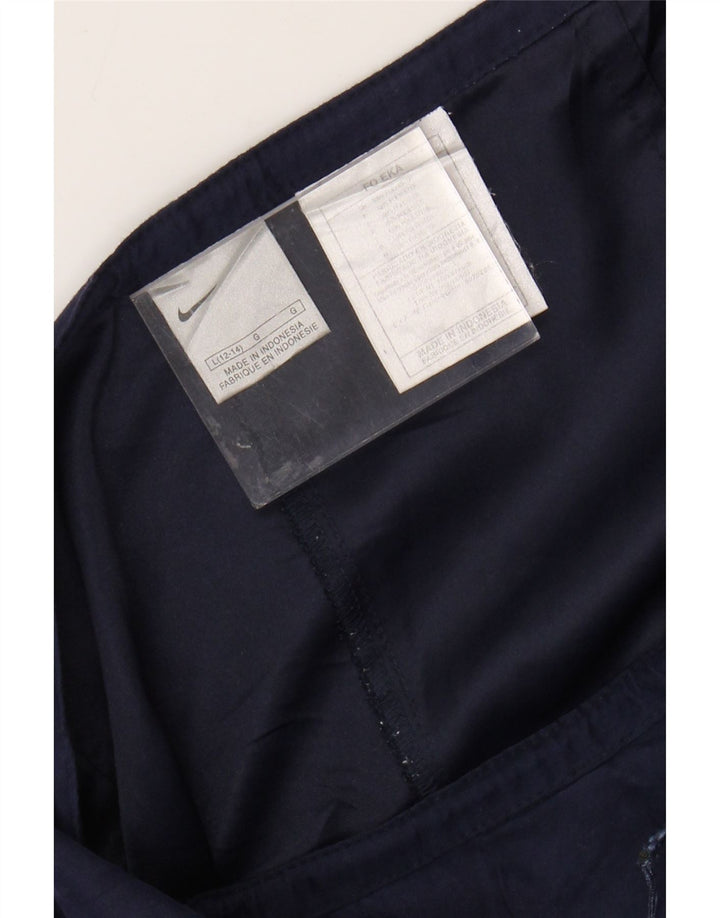 Calça casual feminina NIKE Tapered US 12/14 Grande W32 L30 Azul marinho