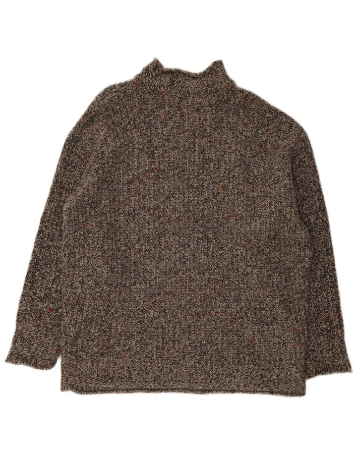 Suéter masculino S. Moritz com gola tartaruga XL cinza manchado