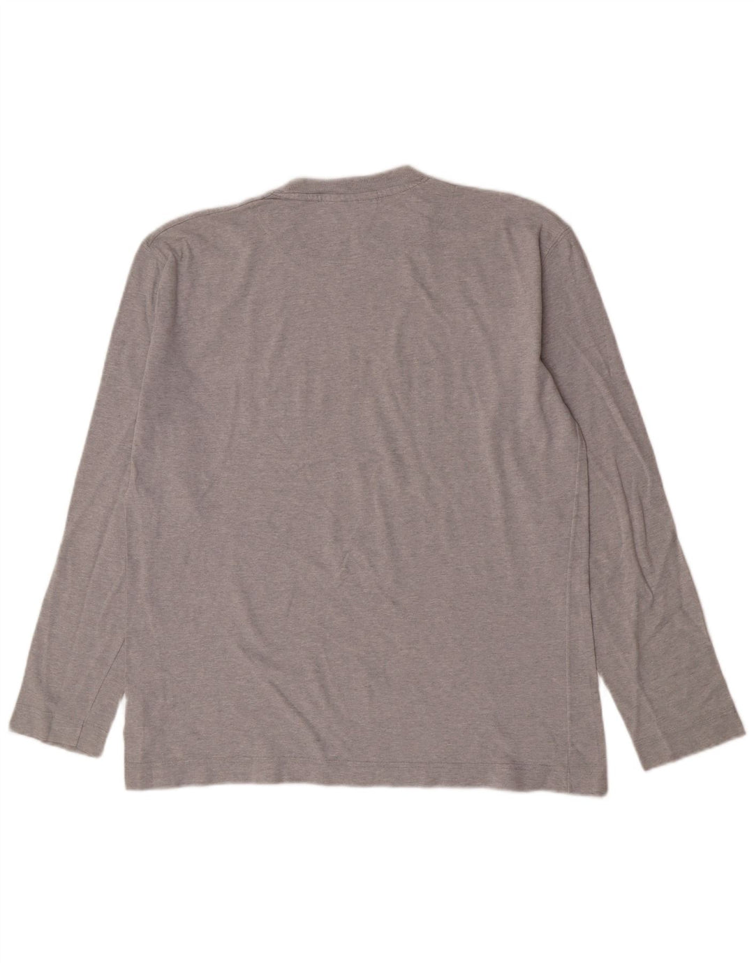Dockers Mens Graphic Top Manga Longa XL Cinza Algodão