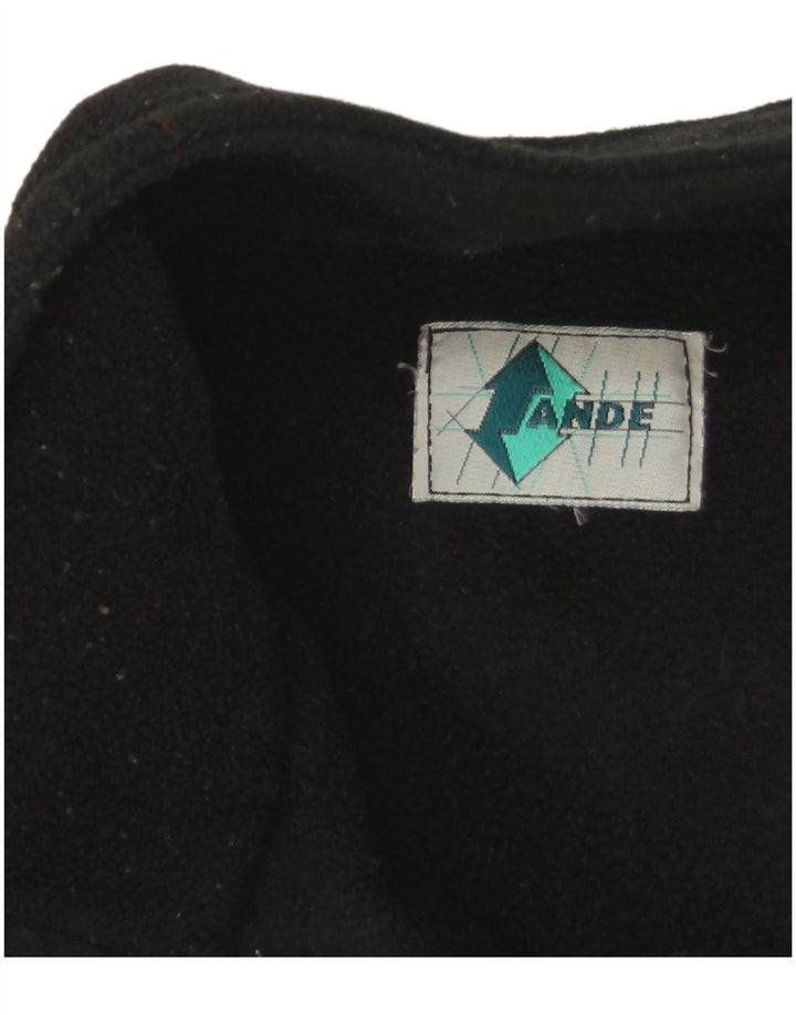 Jaqueta de lã masculina vintage UK 42 XL preta