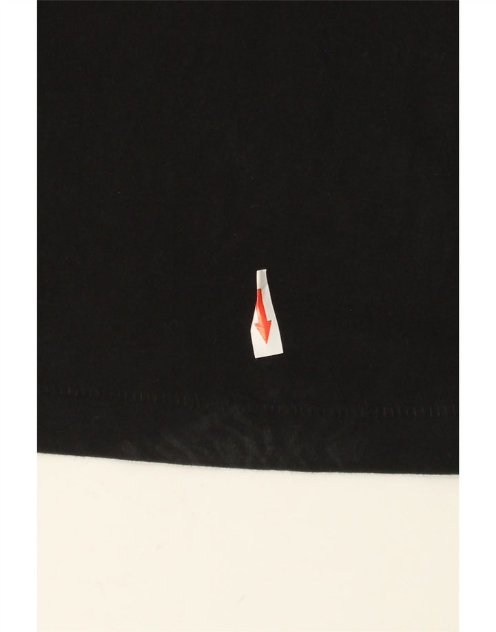 Camisa polo masculina French Connection grande algodão preto