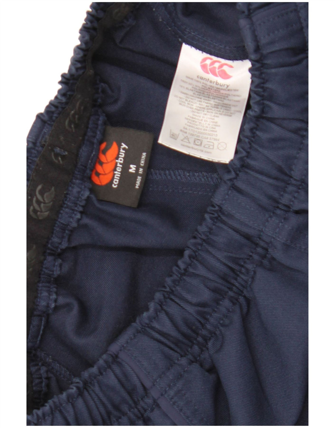 Shorts esportivos masculinos Canterbury poliéster azul marinho médio