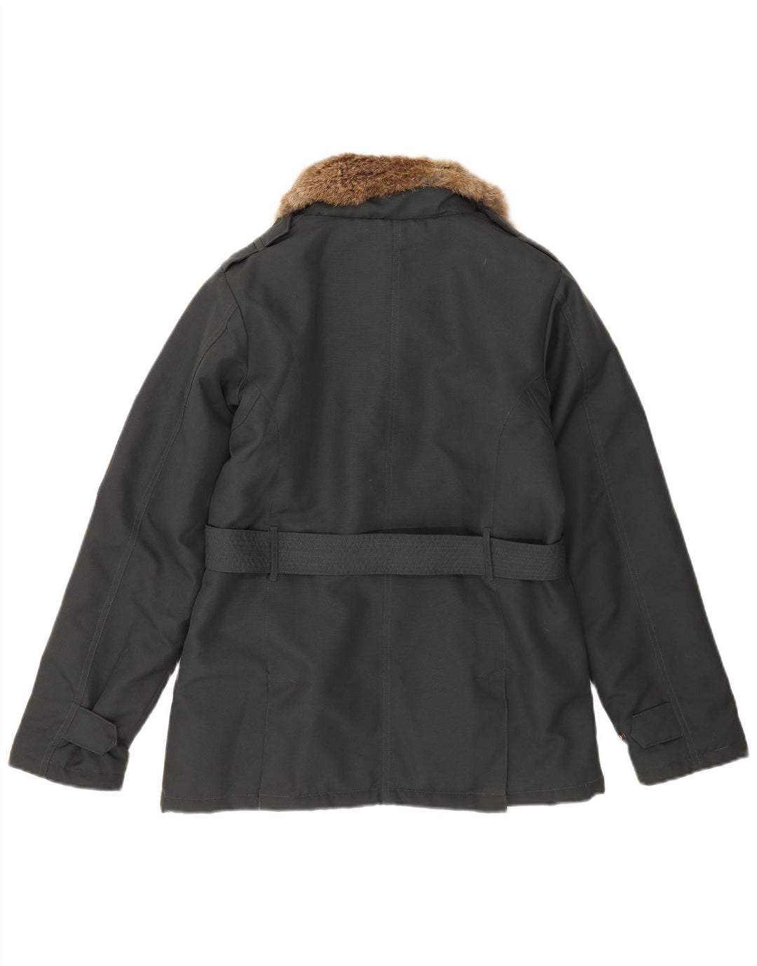 Jaqueta utilitária feminina Woolrich UK 14 nylon cinza médio