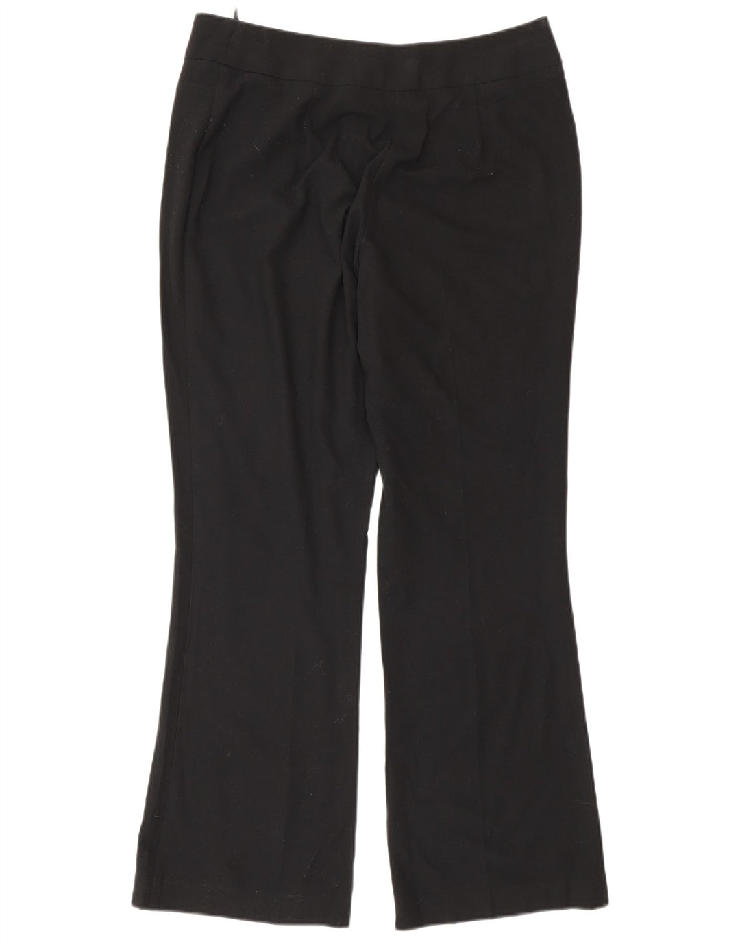 Calça casual feminina Marks & Spencer Bootcut Reino Unido 12 médio W30 L29 preta