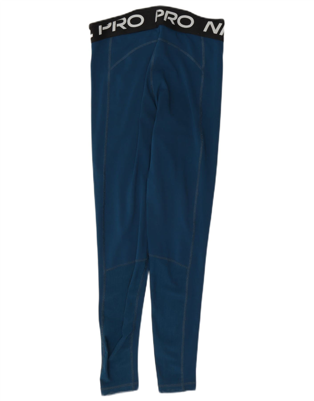 Leggings femininas Nike Dri Fit Graphic UK 10 pequeno azul colorblock poliéster