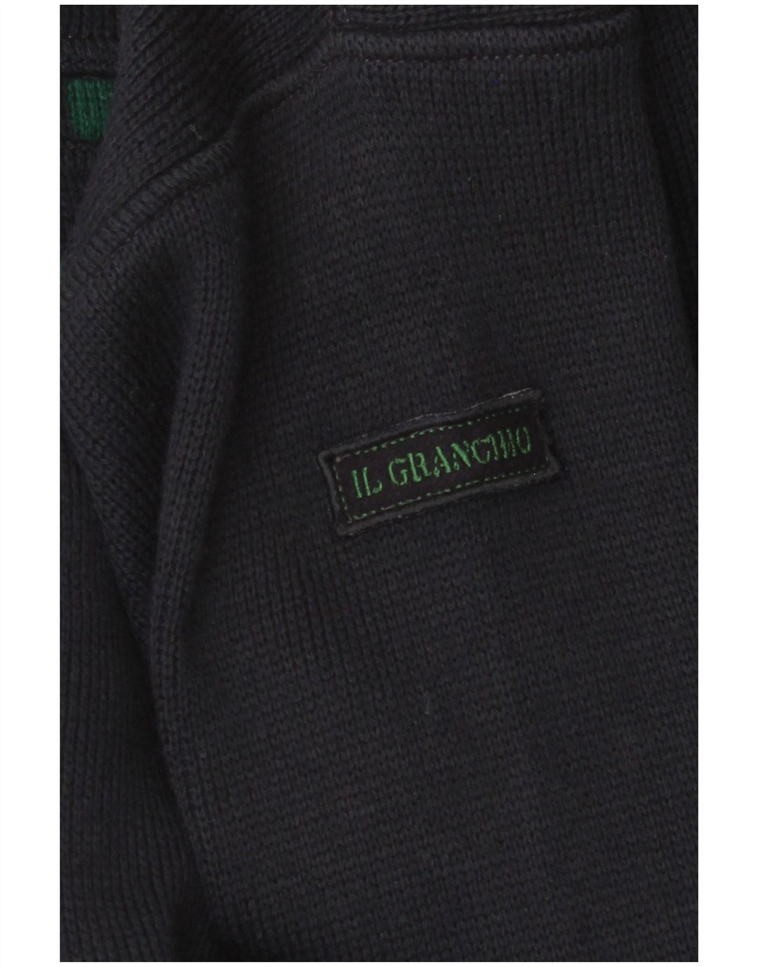 Il Granchio Suéter Cardigan Masculino Médio Azul Marinho