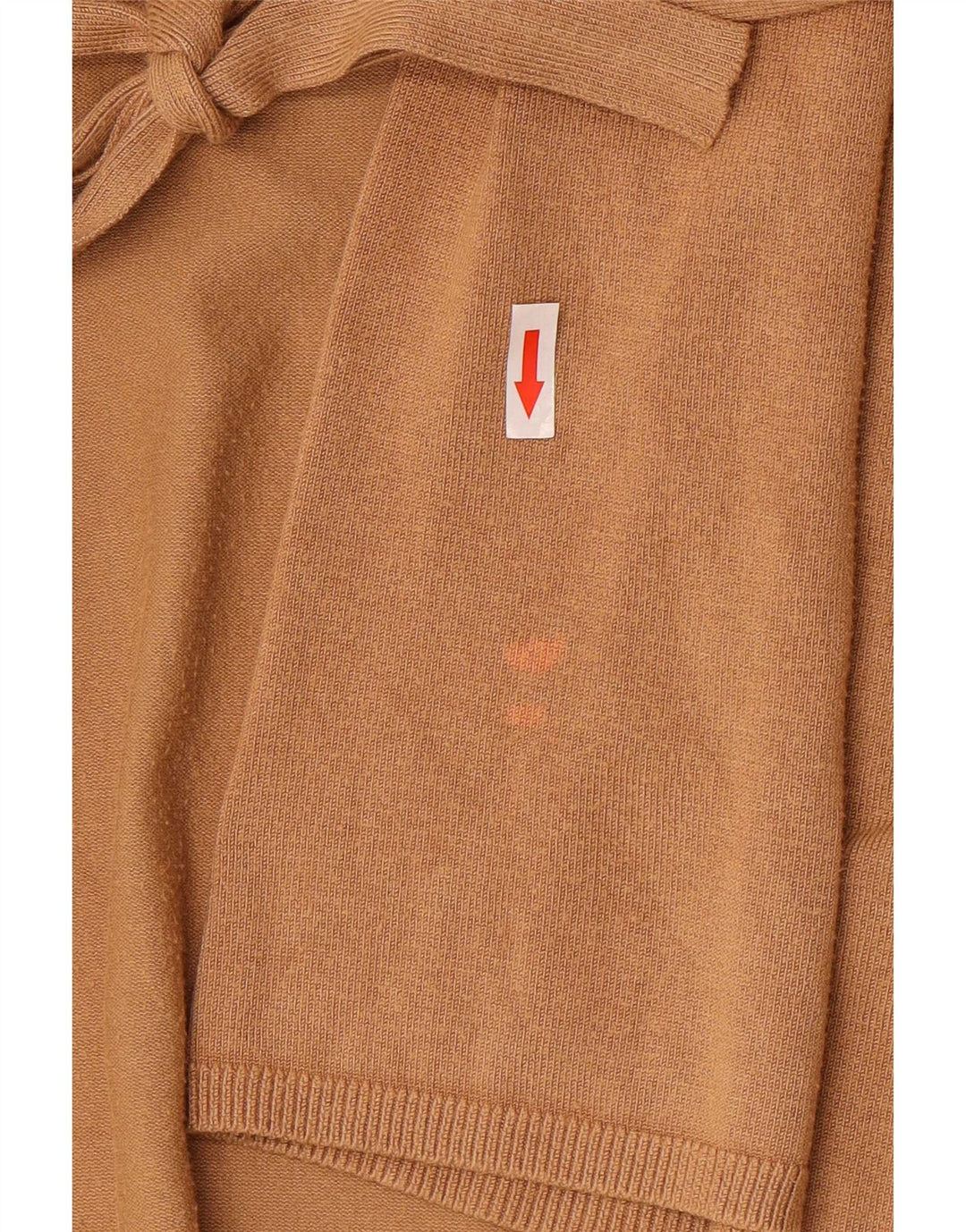 Suéter cardigã feminino Zara Reino Unido 12 viscose bege médio