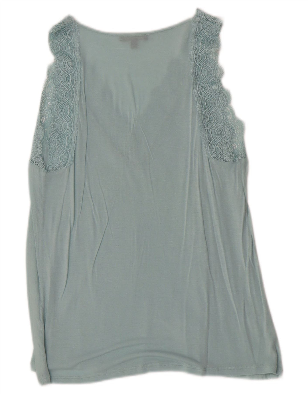 Blusa feminina sem mangas Massimo Dutti Top UK 6 XS Azul