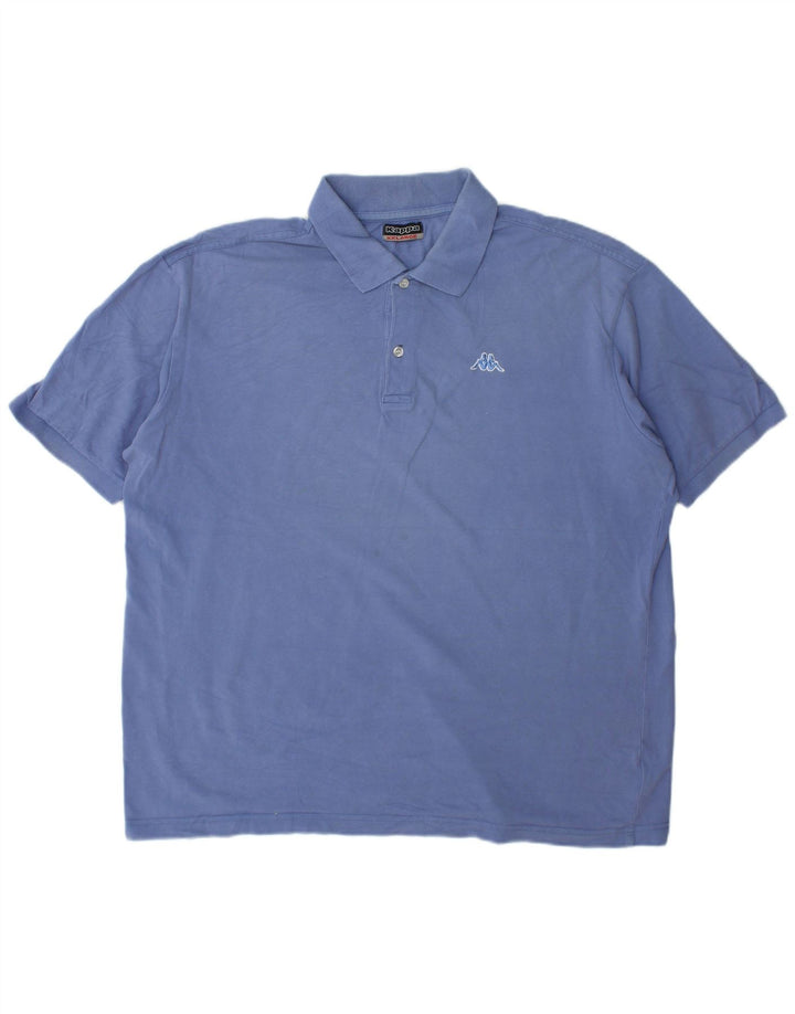 Camisa polo masculina Kappa 2XL algodão azul