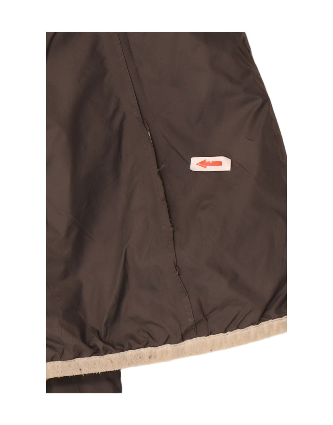 Jaqueta corta-vento masculina com capuz K-Way UK 38 poliamida cinza médio