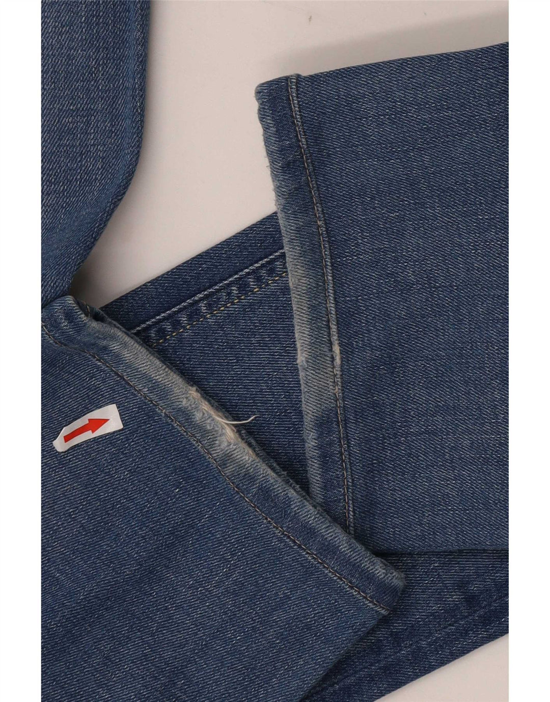 Diesel feminino Doozy Straight Jeans W26 L32 azul algodão