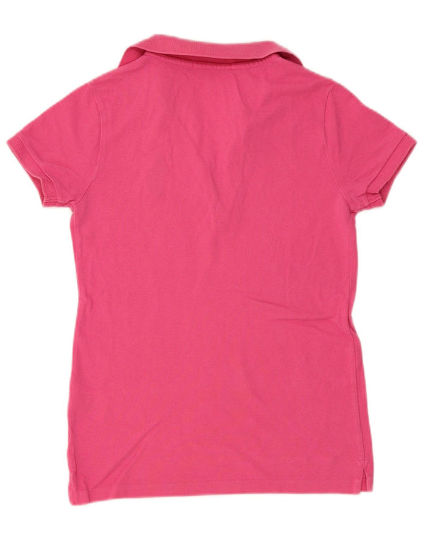 Camisa polo feminina POLO RALPH LAUREN UK 6 XS algodão rosa
