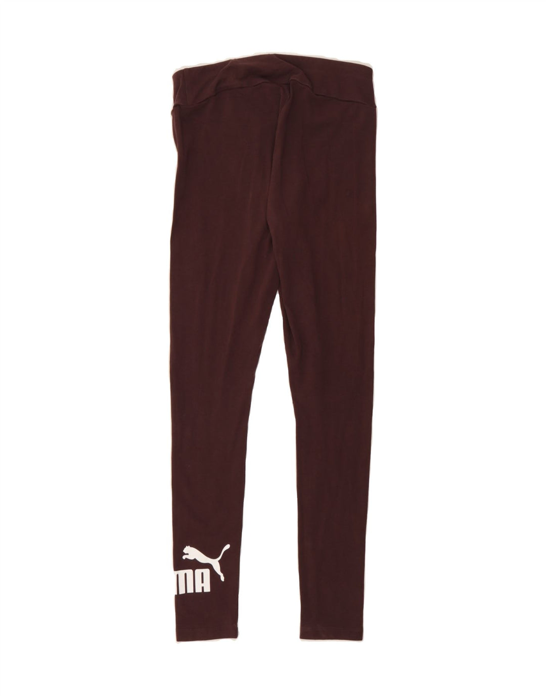 PUMA Womens Graphic Leggings UK 6 XS  Brown Cotton Vintage Puma and Second-Hand Puma from Messina Hembry 