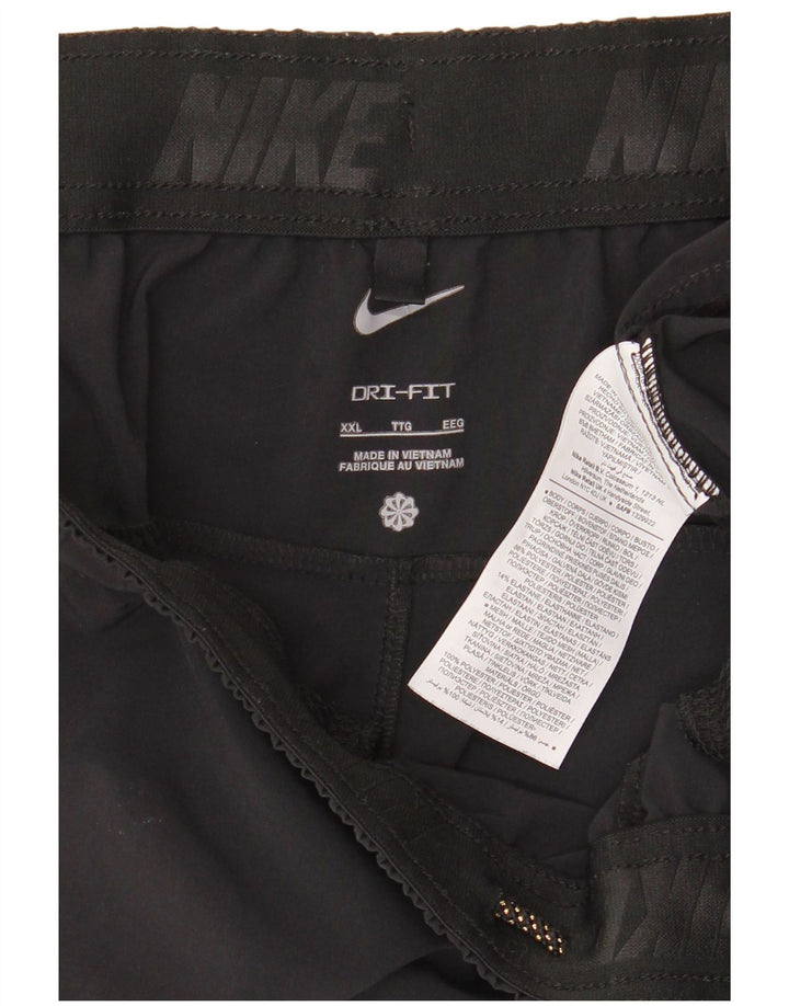 Shorts esportivos masculinos Nike Dri Fit 2XL poliéster preto