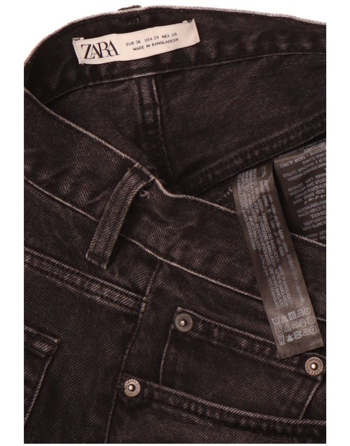 Calça jeans masculina ZARA EU 36 XS W29 L25 algodão preto