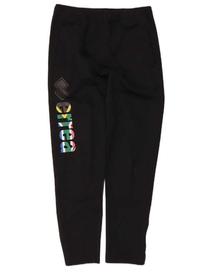 Calça de treino masculina Errea Graphic preto médio
