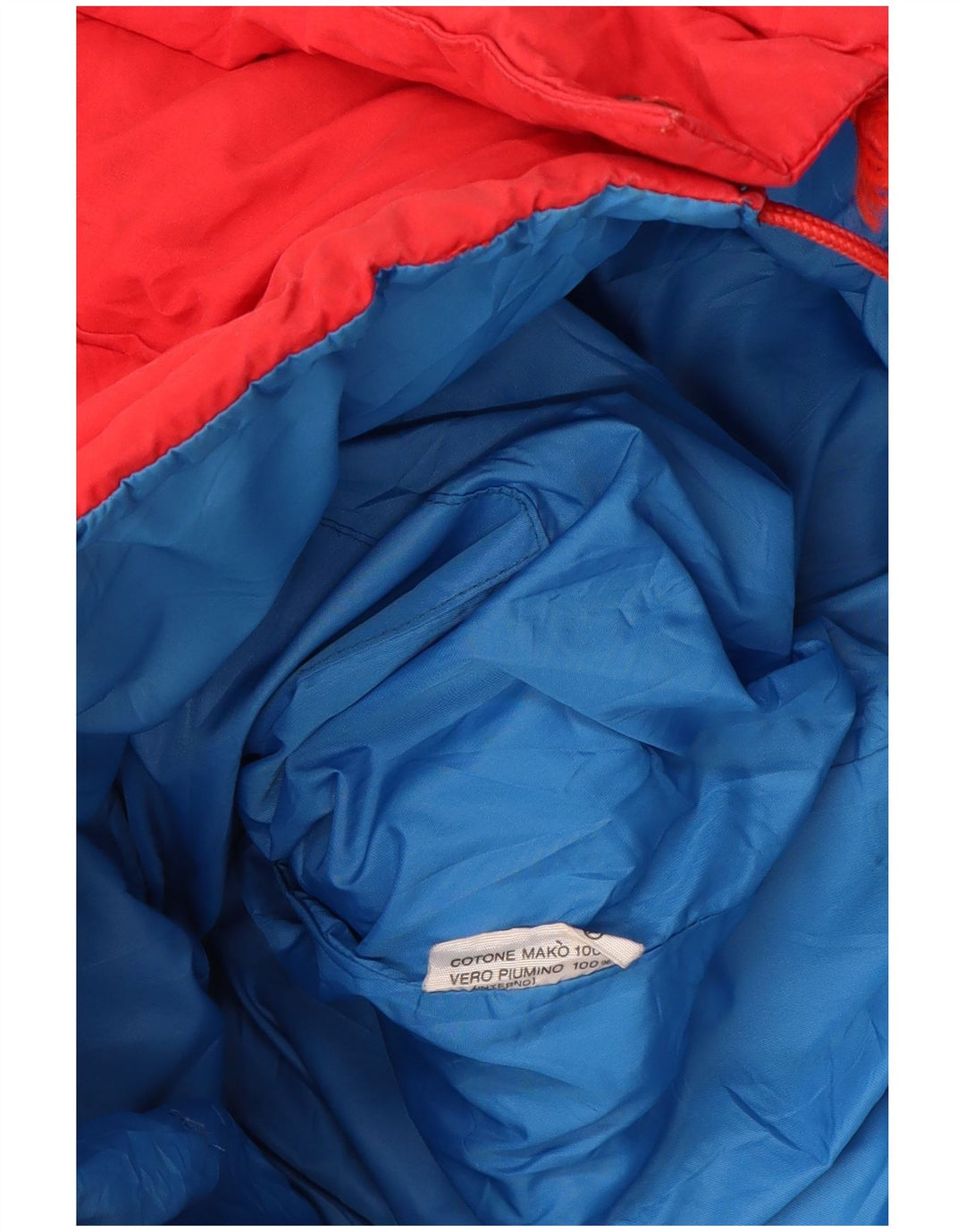 MC Ross Jaqueta masculina acolchoada com capuz Reino Unido 36 algodão vermelho pequeno