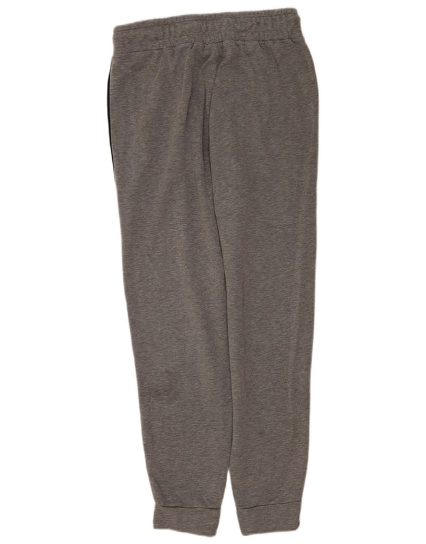 Calça de treino masculina Hugo Boss com estampa gráfica e joggers pequeno bloco cinza