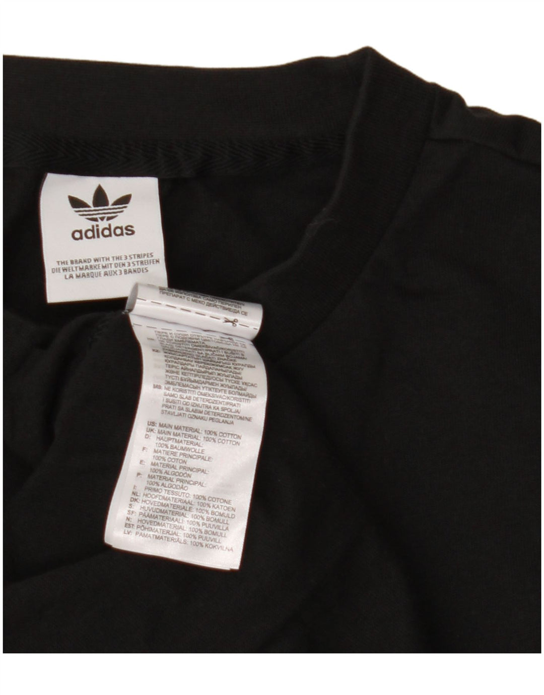 ADIDAS Womens Graphic T-Shirt Dress UK 12 Médio Algodão Preto