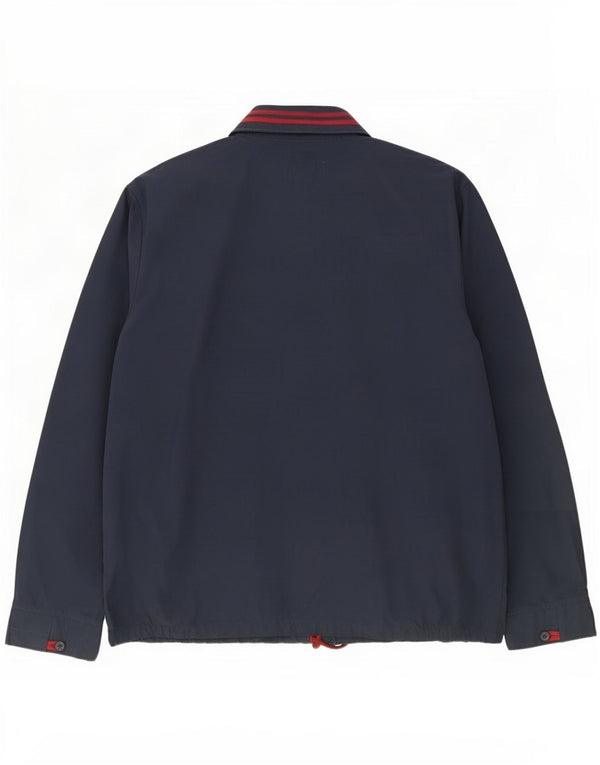 Jaqueta corta-vento masculina Penguin UK 44 2XL algodão azul marinho