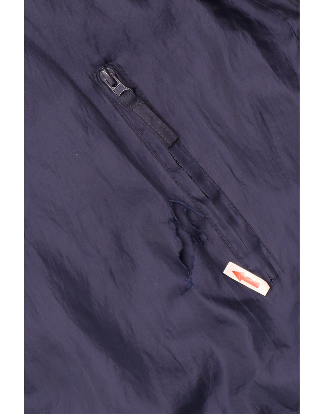 Jaqueta de chuva masculina Diadora Loose Fit UK 38 poliéster azul marinho médio