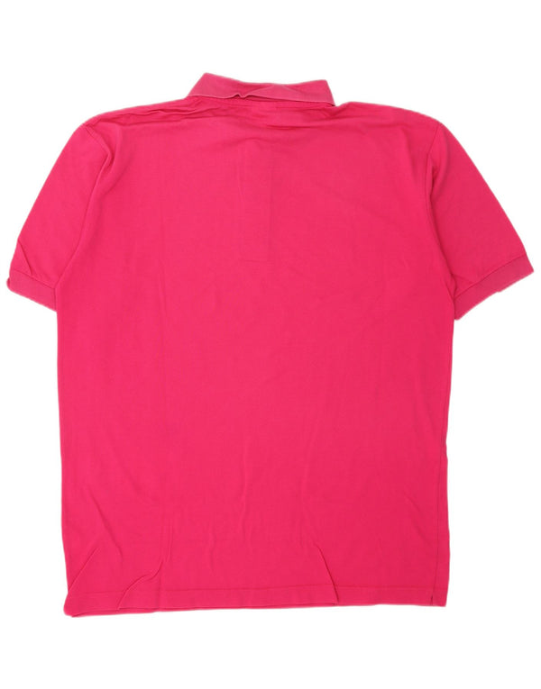 Camisa polo masculina DIADORA grande algodão rosa