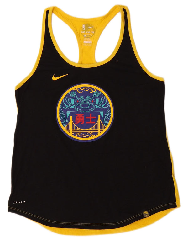 Colete gráfico feminino NIKE Golden State Warriors UK 12 médio preto