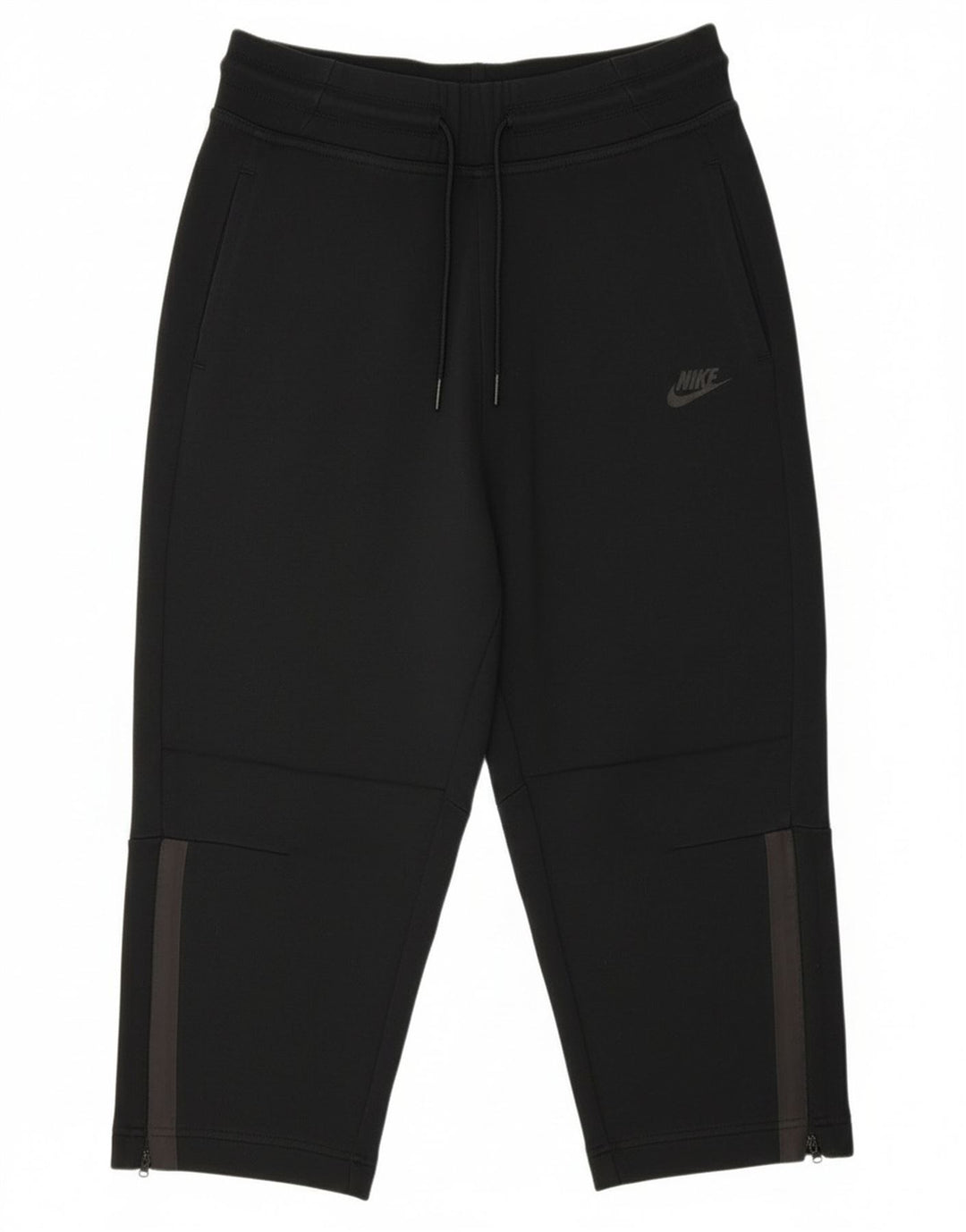Calça Nike Masculina Capri Treino Pequeno Preto Colorblock Algodão