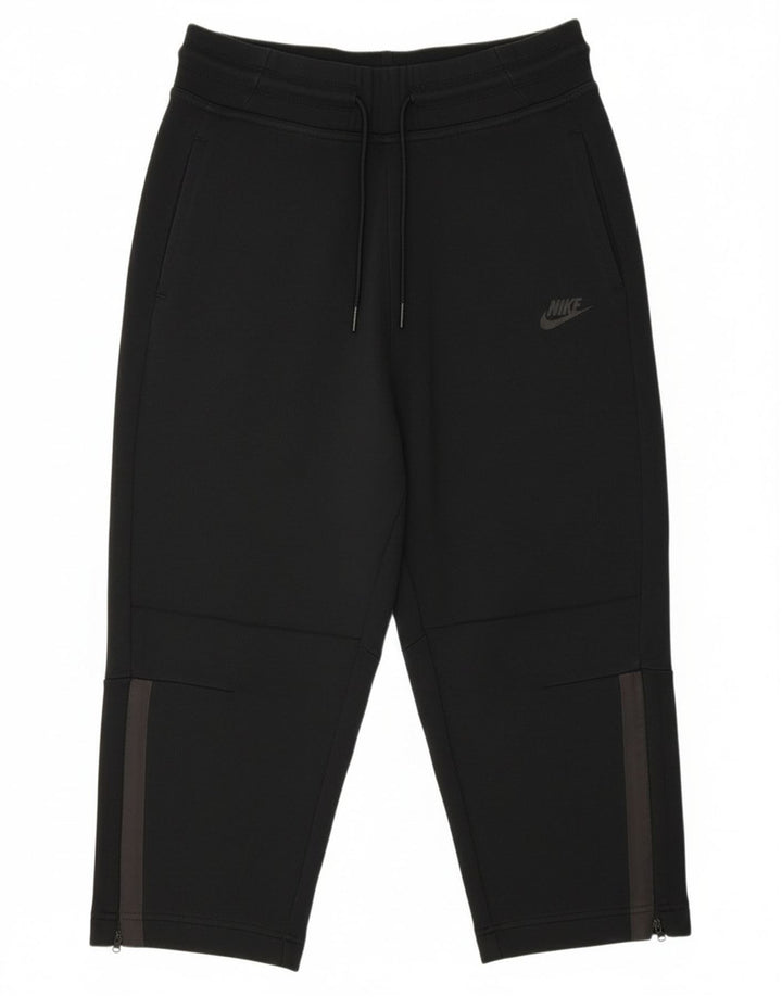 Calça Nike Masculina Capri Treino Pequeno Preto Colorblock Algodão