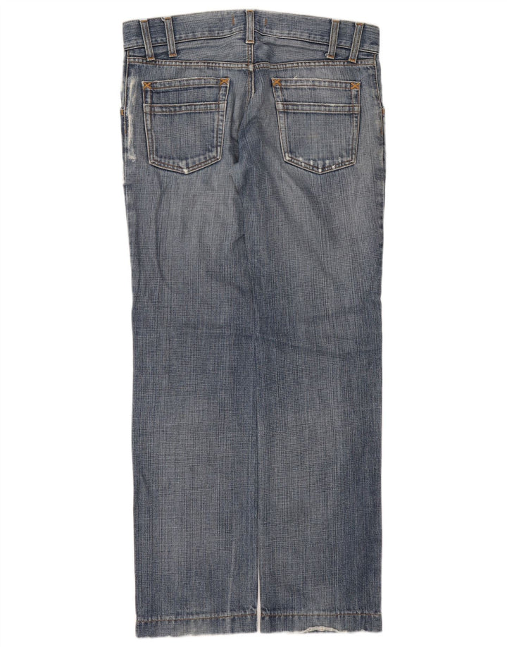 Dolce & Gabbana Mens Distressed Straight Jeans IT 48 Médio W32 L33 Azul