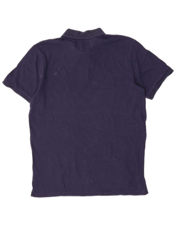 Camisa polo masculina Gap de algodão azul marinho médio